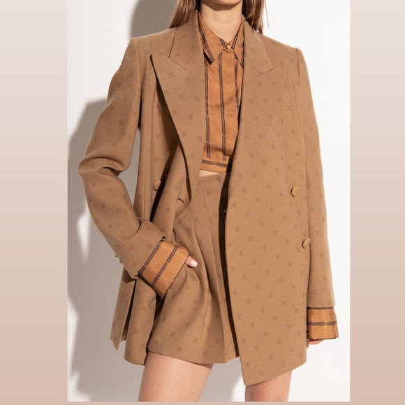 Fendi calligraphy Coat NWOT - Picture 2 of 7